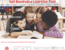 Tablet Screenshot of hallboulevardlearningtree.com